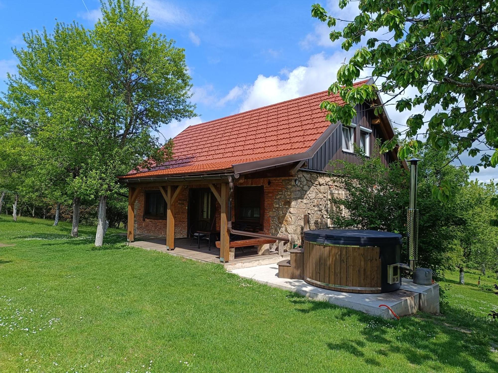 Holiday Home "Sleme" With Jacuzzi, Big Garden And Arbor With Fireplace Skrad Экстерьер фото
